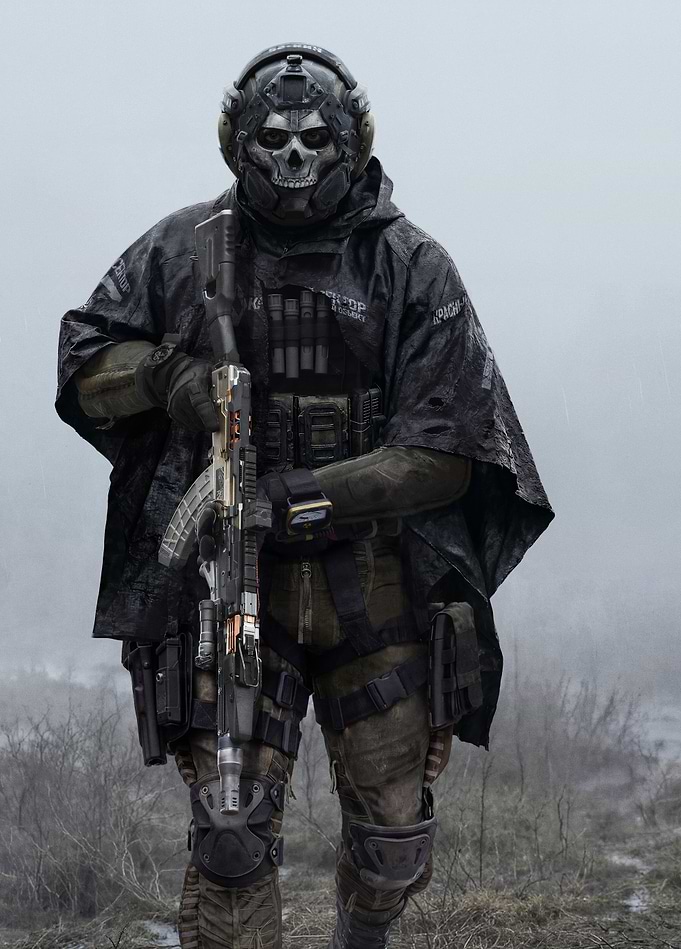 Personagem e arte de Call of Duty